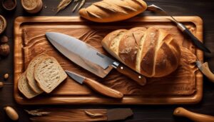 optimal cutting board for bread slicing
